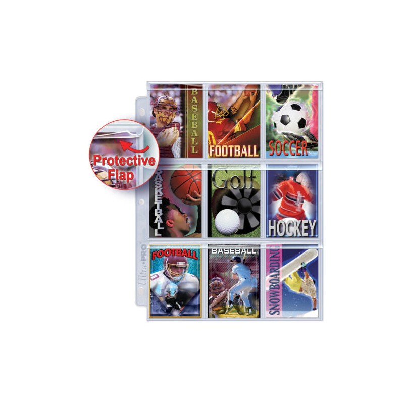 100 Ultra Pro PLATINUM Nine Pocket Pages