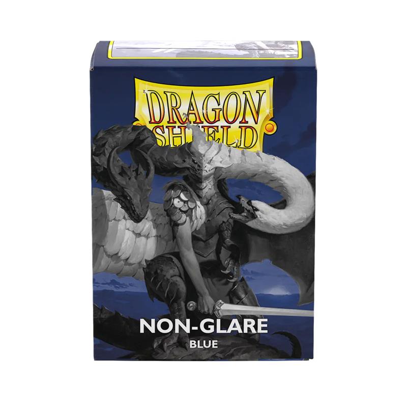 Dragon Shield - Non-Glare - Blue - Matte Sleeves - Standard Size (100 Sleeves)