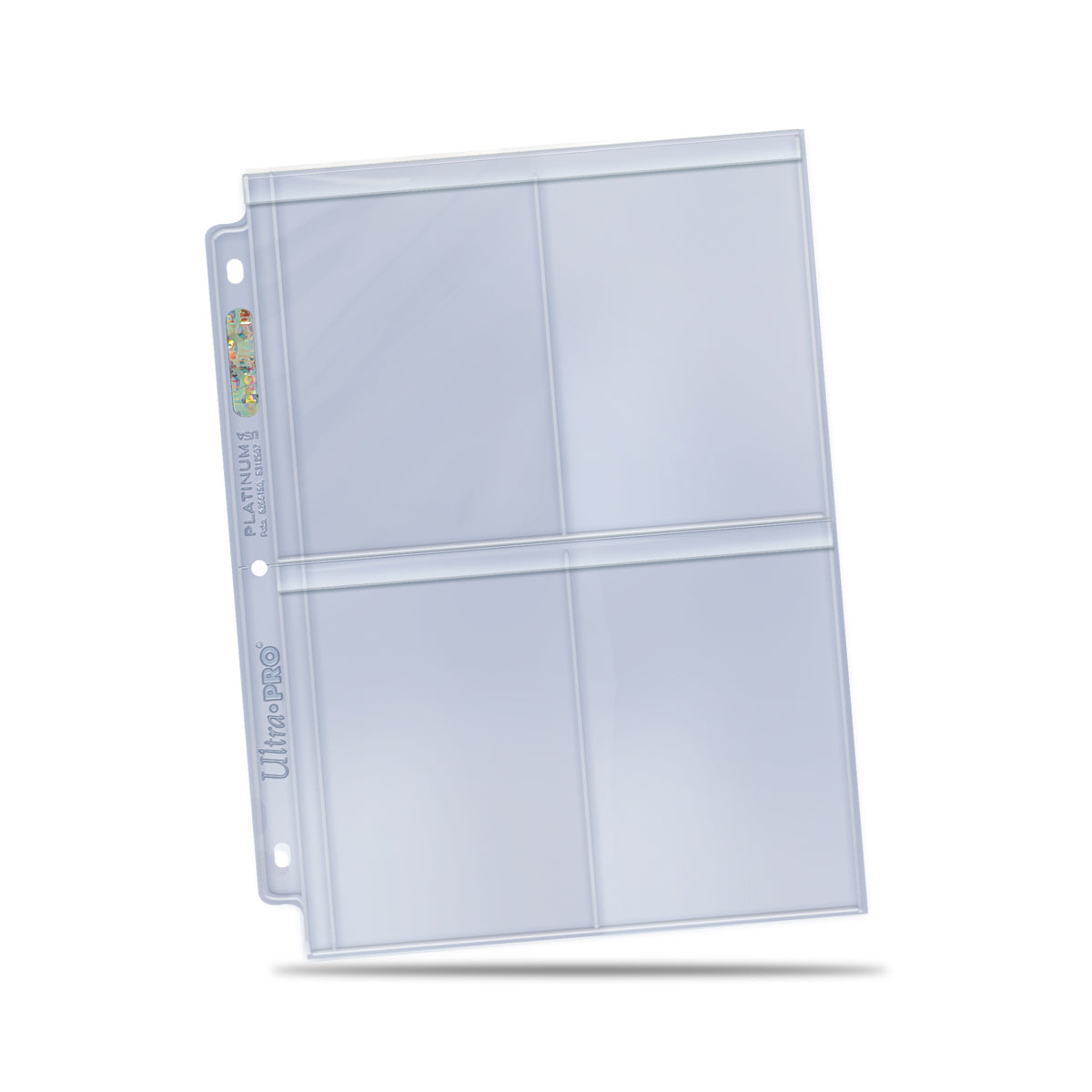 100 Ultra Pro PLATINUM 4-Pocket Toploader Page