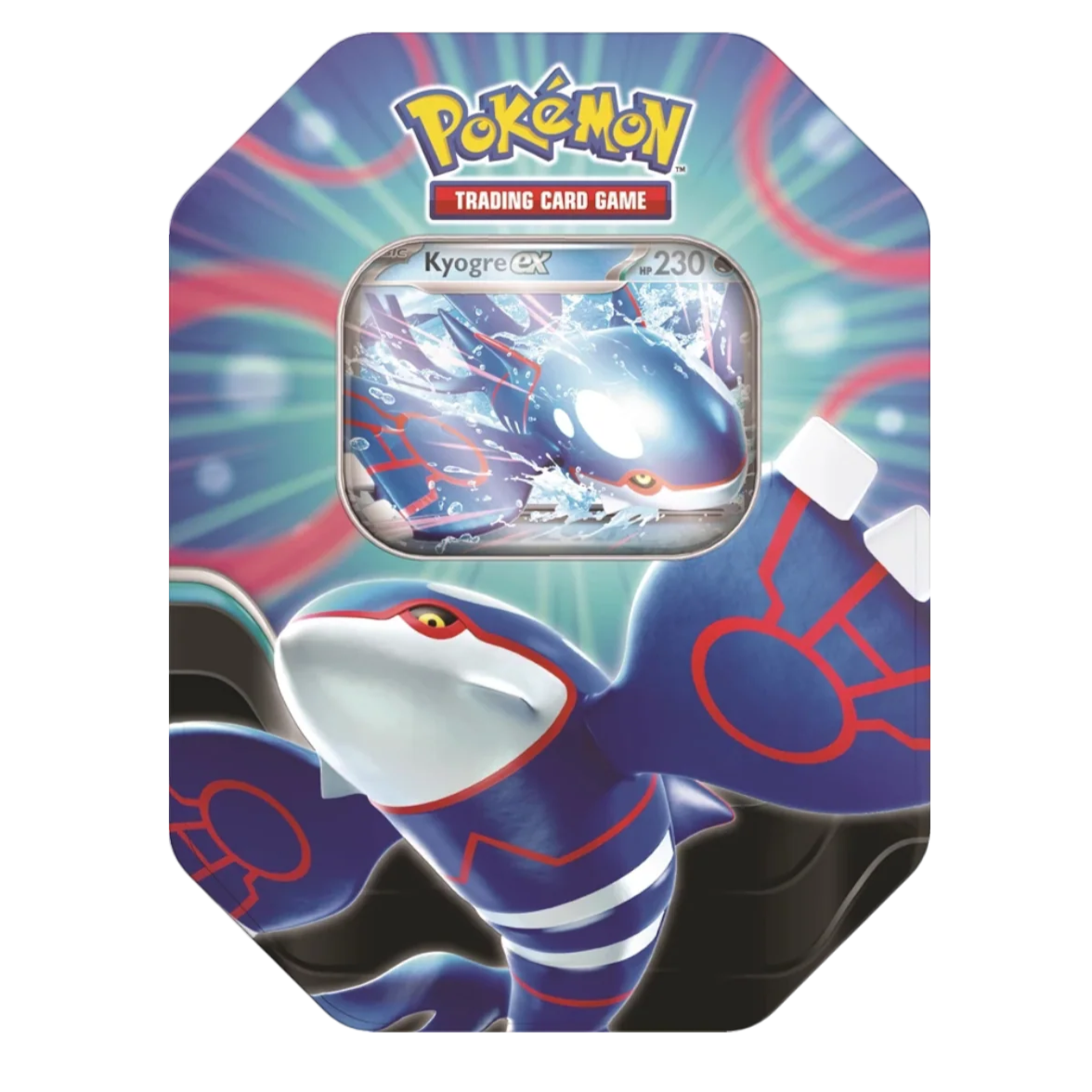 Azure Legends Tins: Kyogre ex Tin (4 Boosters)