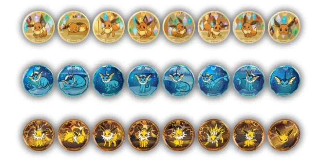 Pokémon TCG: Terastal Gathering Badge Box Chinese - 1 Unidade Aleatória (1 Booster + 1 Metal Badge)