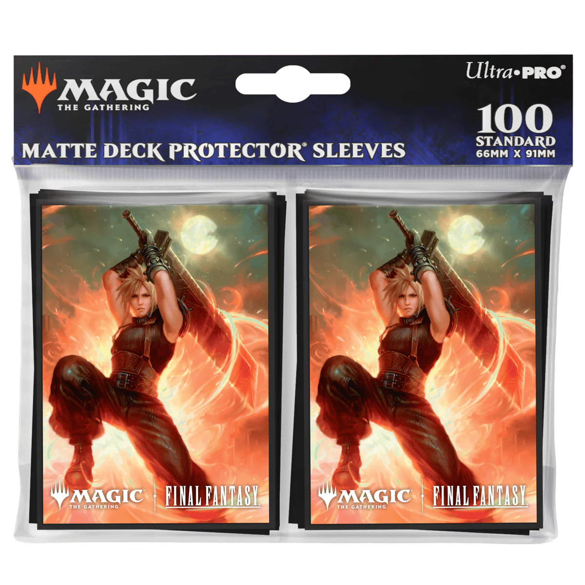 Ultra Pro - FINAL FANTASY 100ct Deck Protector Sleeves Commander for MtG - Version A (257755-001)