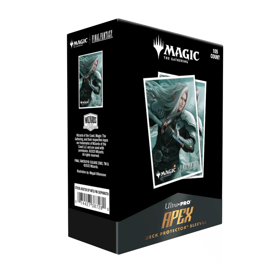 Ultra Pro - Final Fantasy Apex Deck Protector Sleeves for MtG (100 Sleeves) - Sephiroth