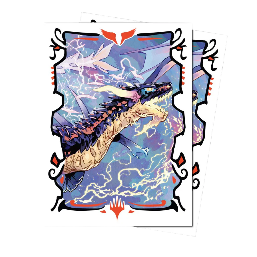 Ultra Pro - Tarkir: Dragonstorm Apex Deck Protector Sleeves for MtG (100 Sleeves) - Mardu