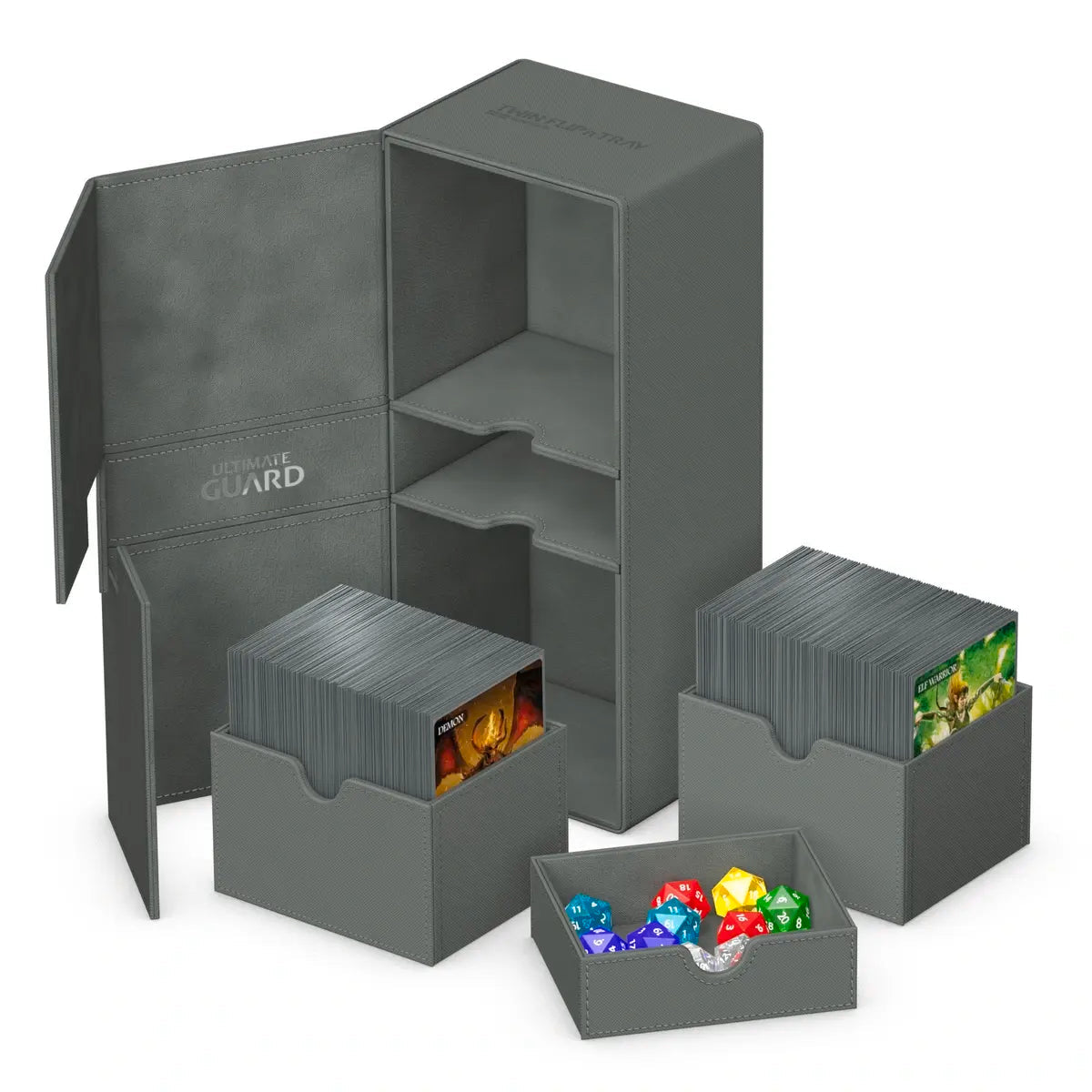 Ultimate Guard Twin Flip N' Tray 266+ Xenoskin - Gray