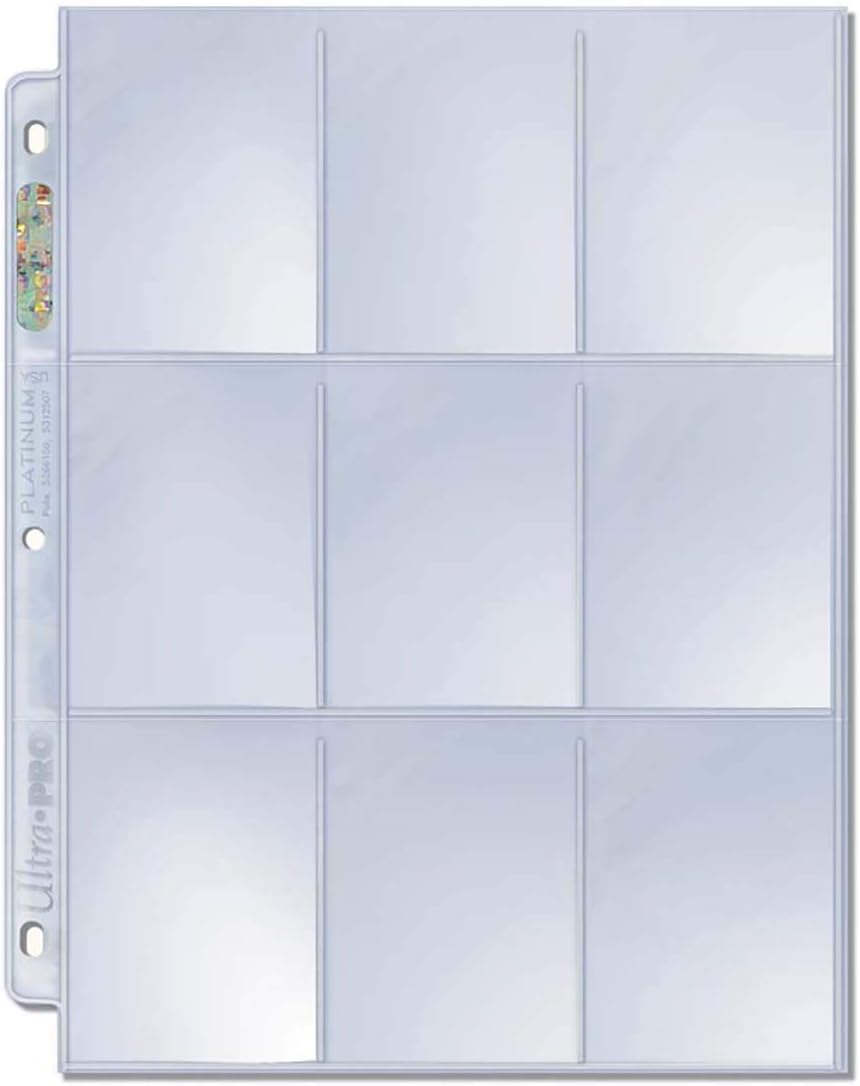 1 Ultra Pro PLATINUM Nine Pocket Pages