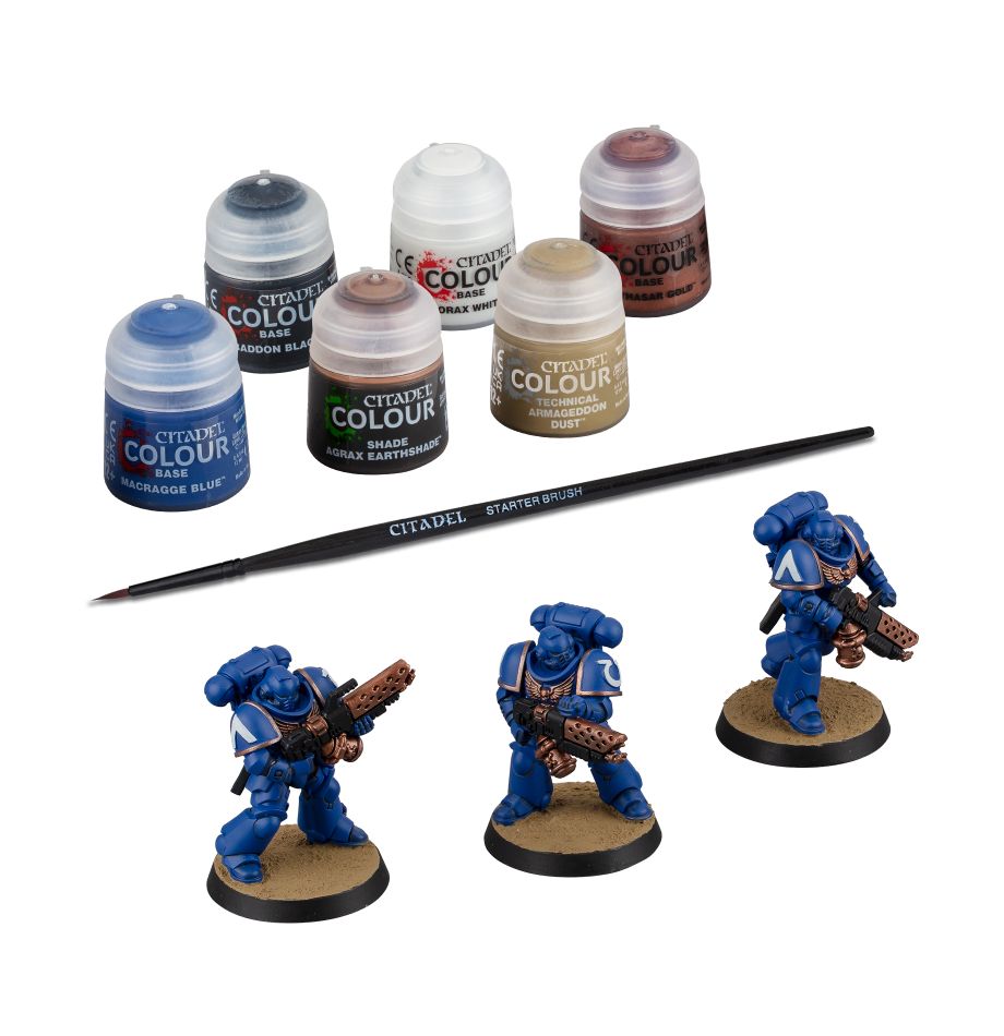 Warhammer: Space Marines - Infernus Marines + Paints Set