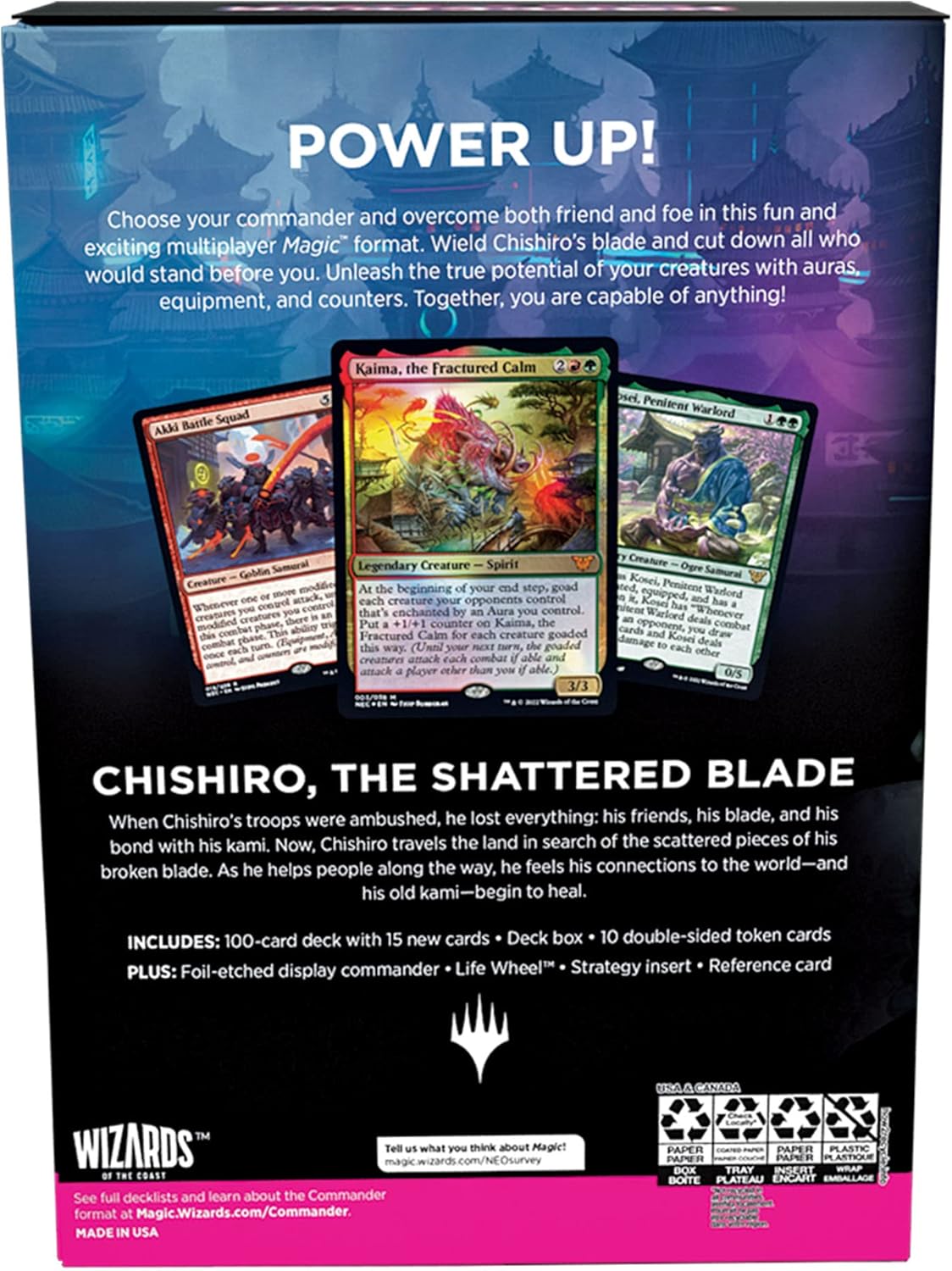 (MTG) Commander: Kamigawa: Neon Dynasty: "Upgrades Unleashed" Deck