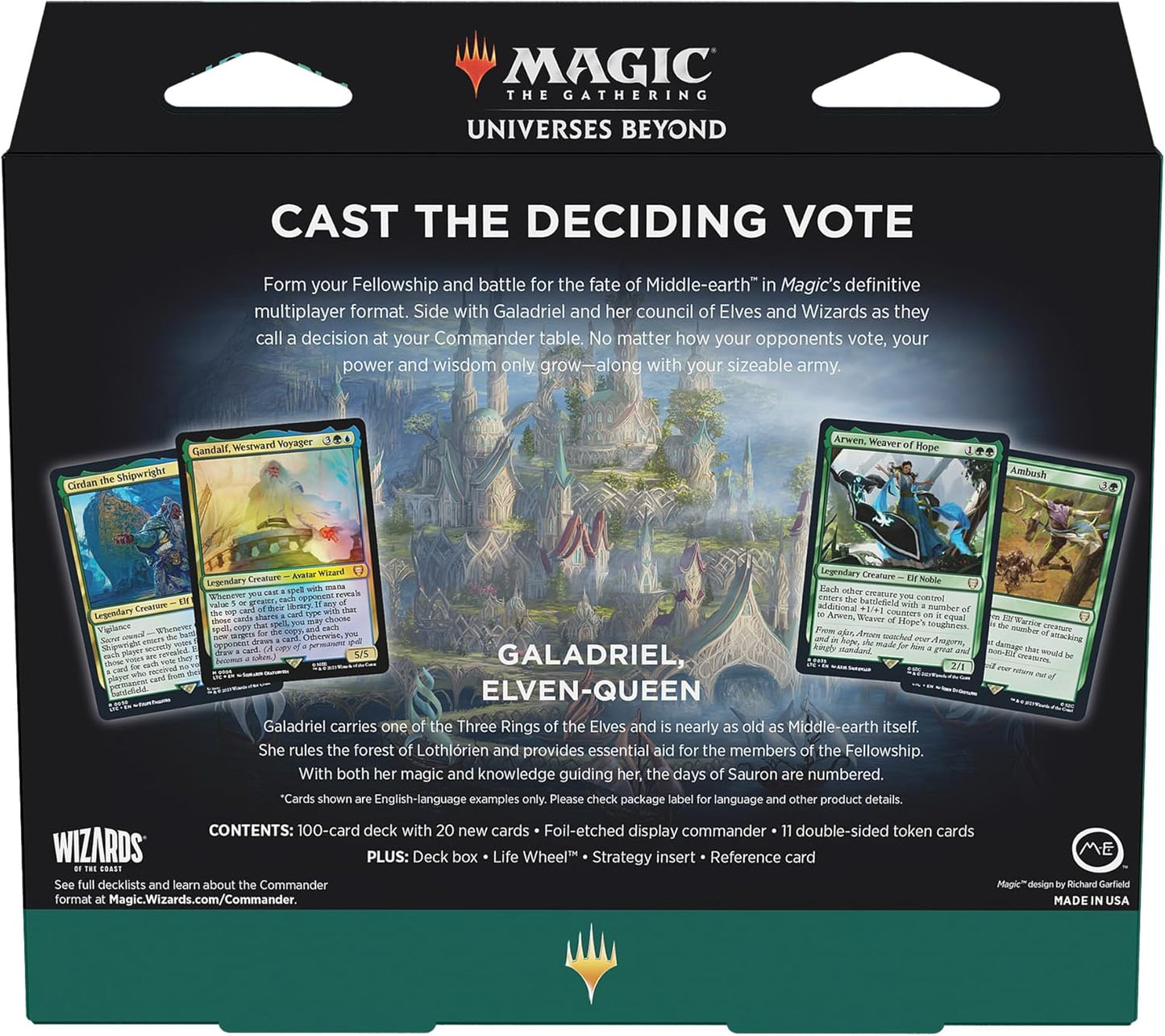 Commander: The Lord of the Rings: Tales of Middle-earth: "Elven Council" Commander Deck
