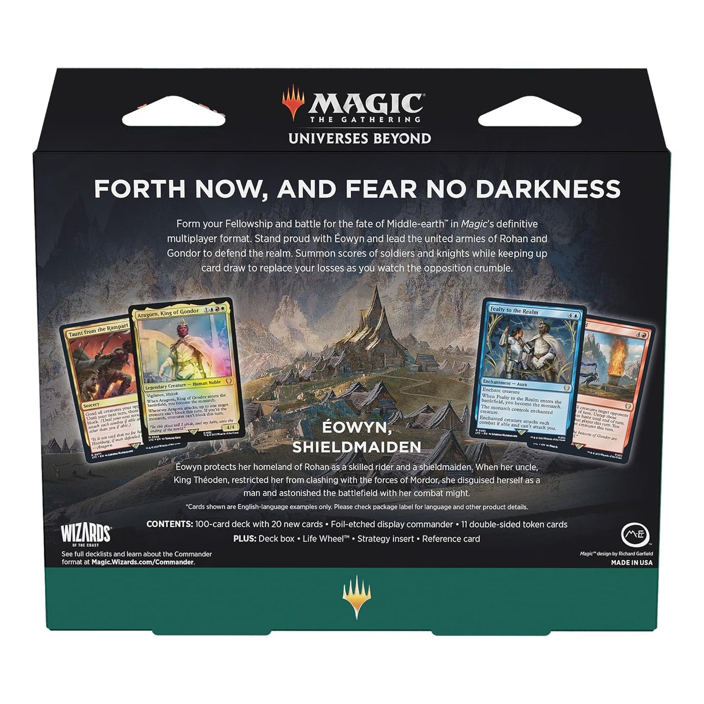 Commander: The Lord of the Rings: Tales of Middle-earth: "Riders of Rohan" Commander Deck