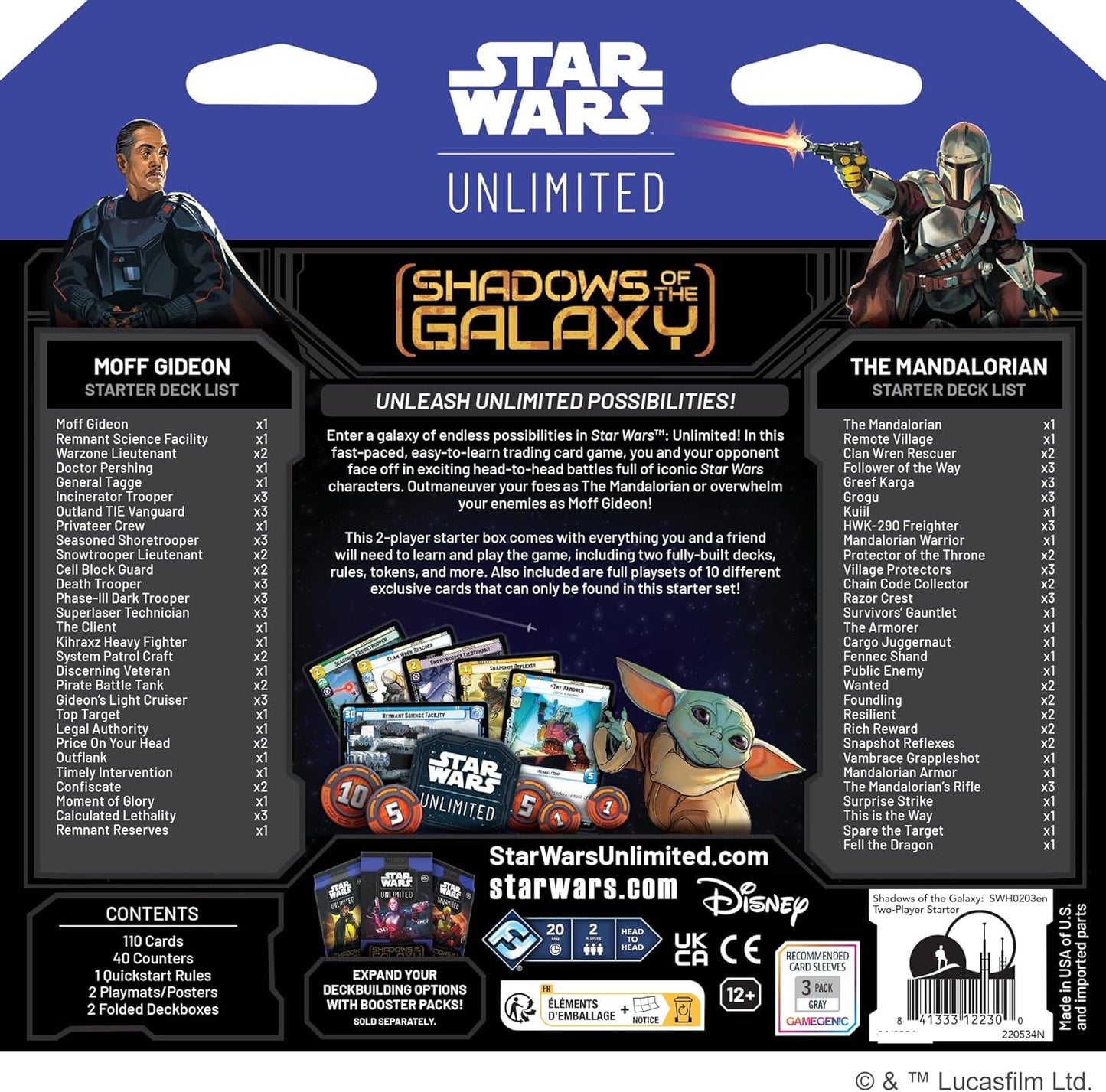 Shadows of the Galaxy Two Player Starter Deck