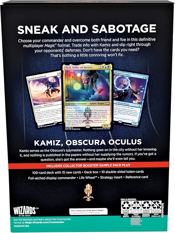 Magic: the Gathering - New Capenna Commander Deck: Obscura Operation