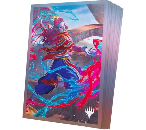 Gamegenic Magic: The Gathering - Secrets of Strixhaven Premium Art Sleeves: Rootha, Mastering the Moment (105 pieces)
