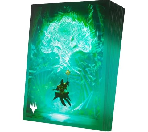 Gamegenic Magic: The Gathering - Secrets of Strixhaven Premium Art Sleeves: Forest (105 pieces)