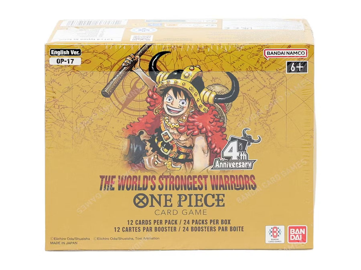 One Piece TCG: The World's Strongest Warriors (OP-17) Booster 12-Box Case