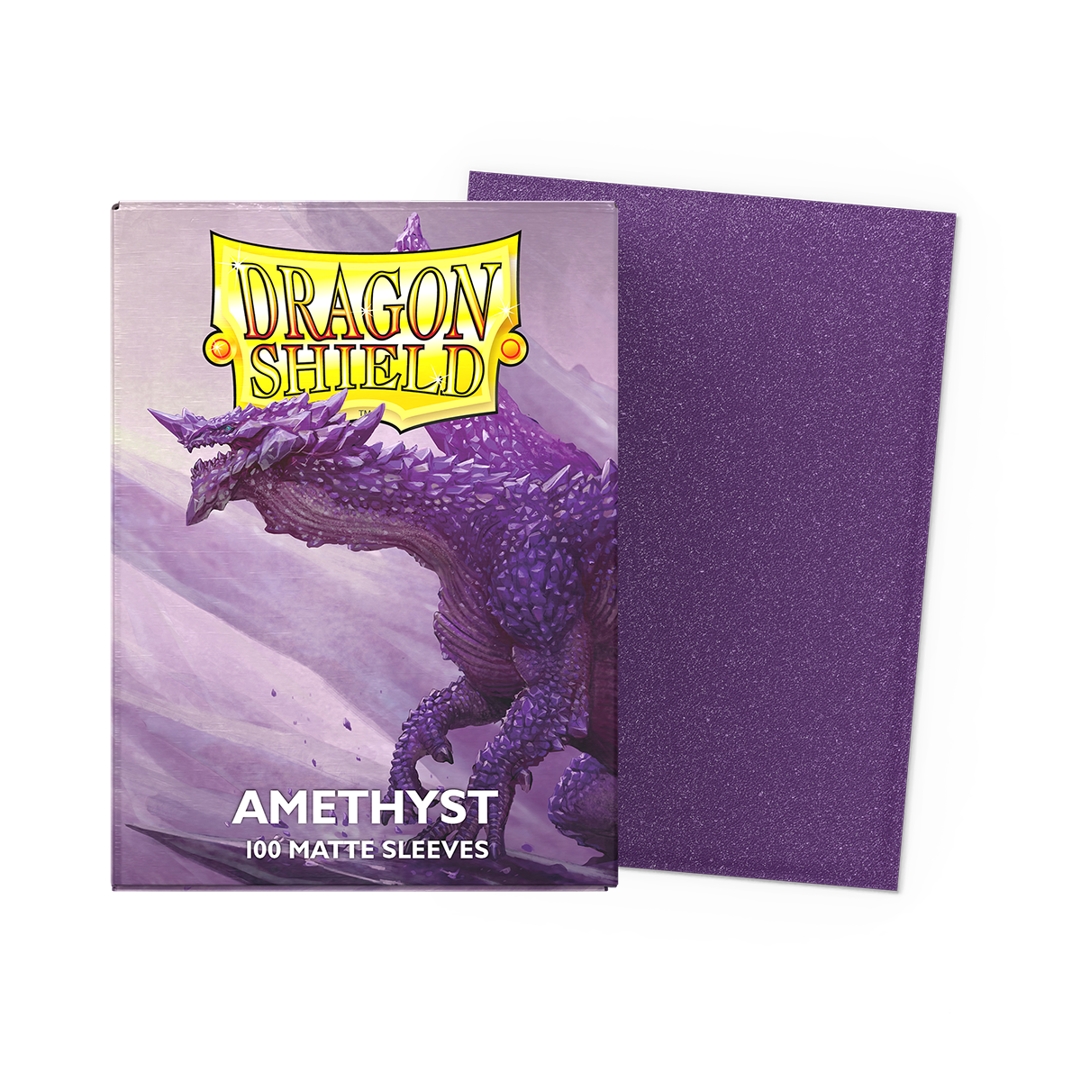 100 Dragon Shield Sleeves - Matte Amethyst