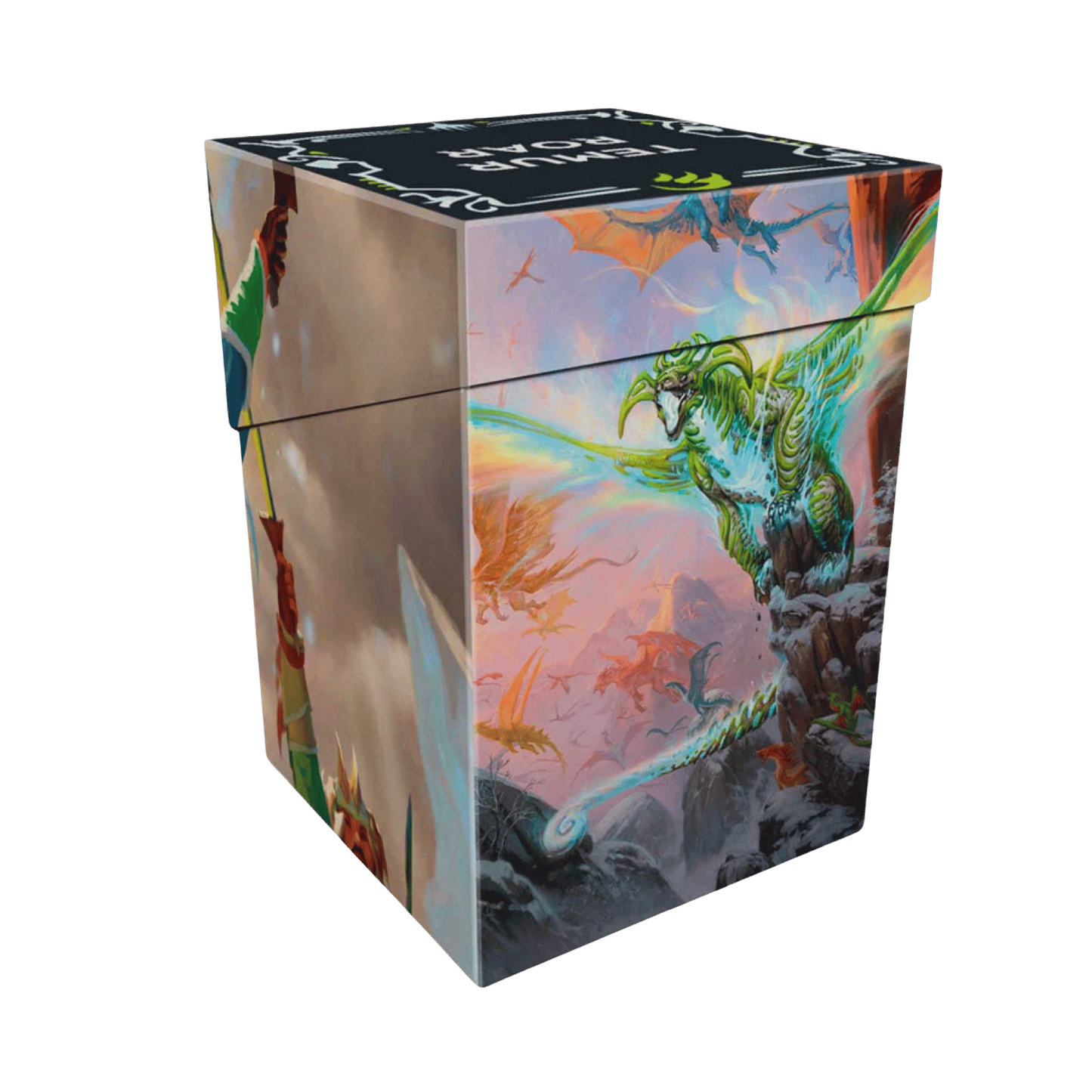 Ultra Pro - Tarkir: Dragonstorm 100+ Deck Box Commander for MtG - Temur