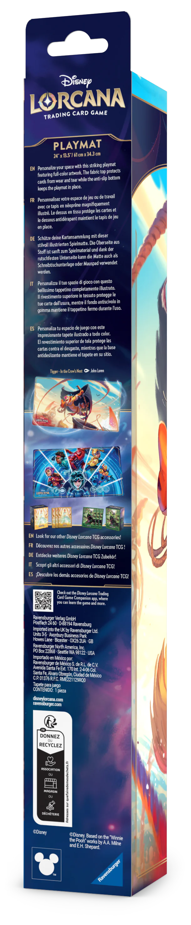 Disney Lorcana Playmat A - Tigger - In the Crow's Nest_Set 7