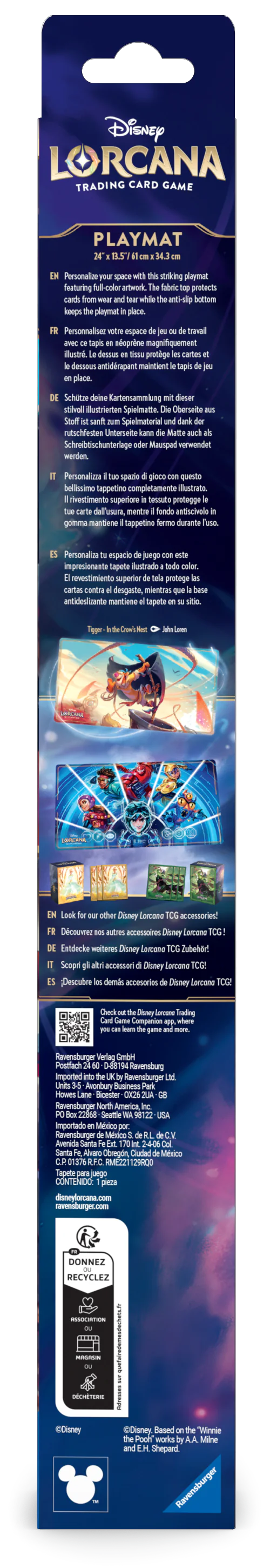 Disney Lorcana Playmat A - Tigger - In the Crow's Nest_Set 7