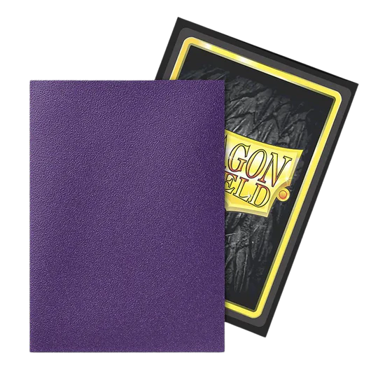 Dragon Shield - Matte Dual Sleeves - Metallic Purple / Soul (100 Sleeves)