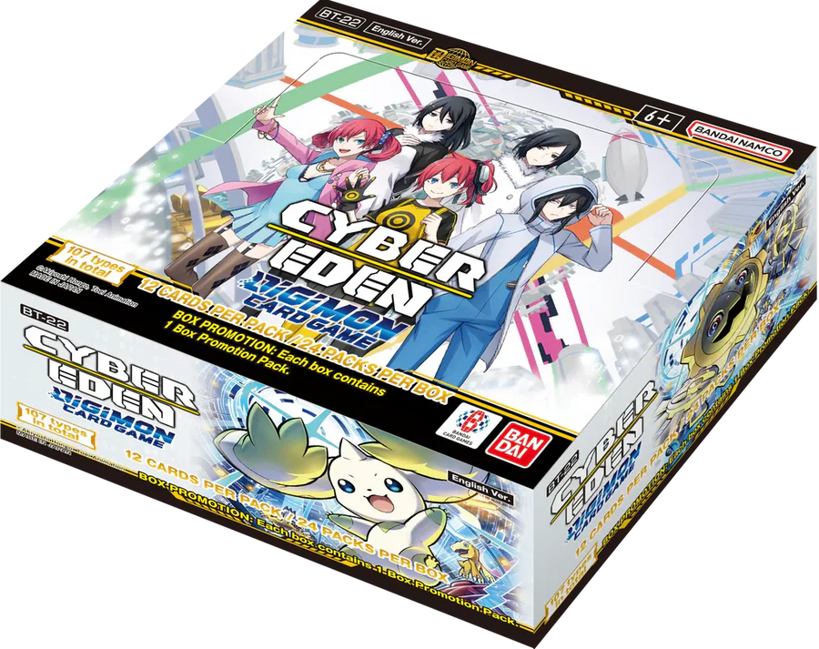 Digimon Card Game - Cyber Eden BT22 Booster Display