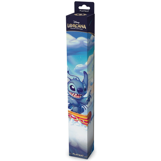 Disney Lorcana: Hyperia City Playmat - Stitch & Angel in Winterspell