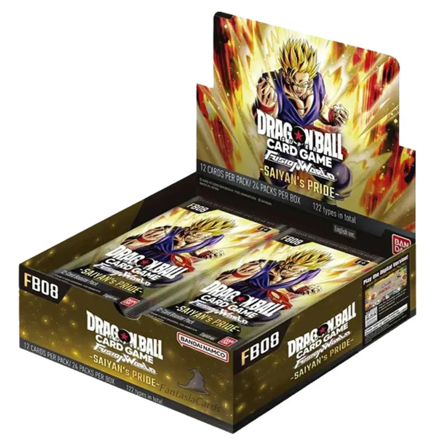 Dragon Ball Super Card Game - Fusion World FB08 Saiyan's Pride Booster Box - English
