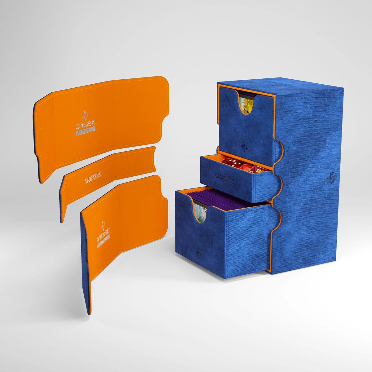 Gamegenic Stronghold 200+ XL Convertible - Blue / Orange
