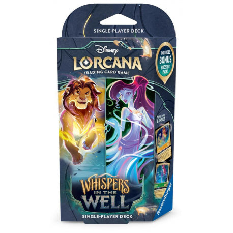 Disney Lorcana Whispers in the Well Starter Deck - Amber & Emerald S10 EN