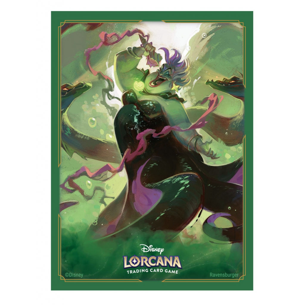 Disney Lorcana Card Sleeves B - Ursula - Deceiver of All Ench._Set 7