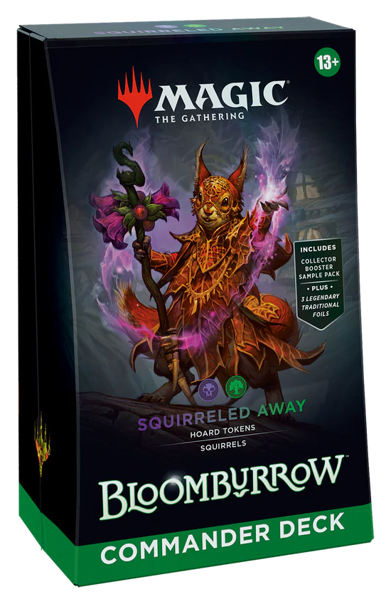 MTG Commander - Bloomburrow: "Squirreled Away" Commander Deck - English