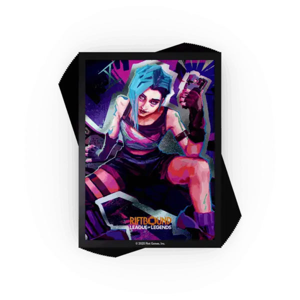 Riftbound: League of Legends TCG - Origins Jinx Art Sleeves (100 Sleeves)