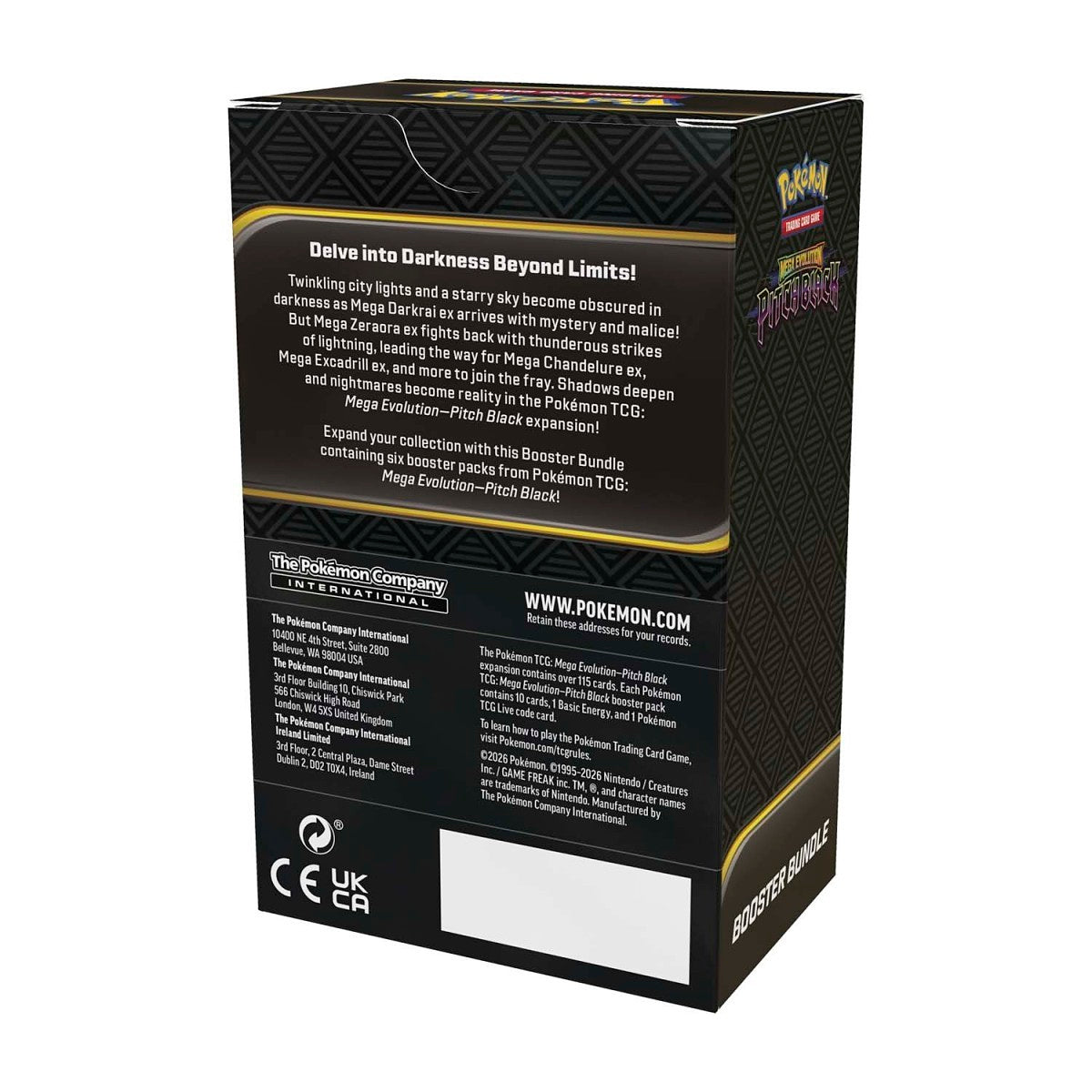 Pokémon Pitch Black Booster Bundle(English)