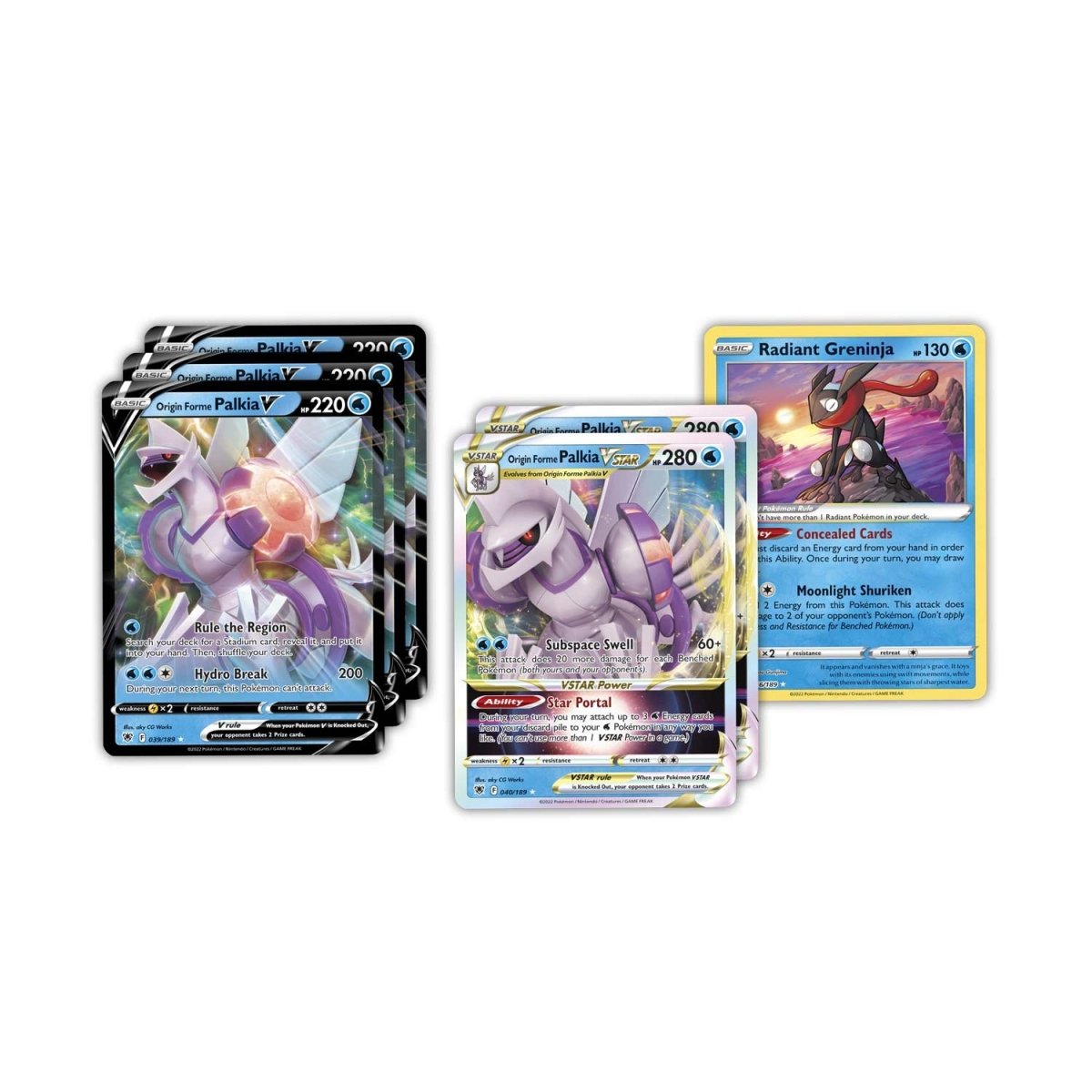 Origin Forme Palkia VSTAR League Battle Deck