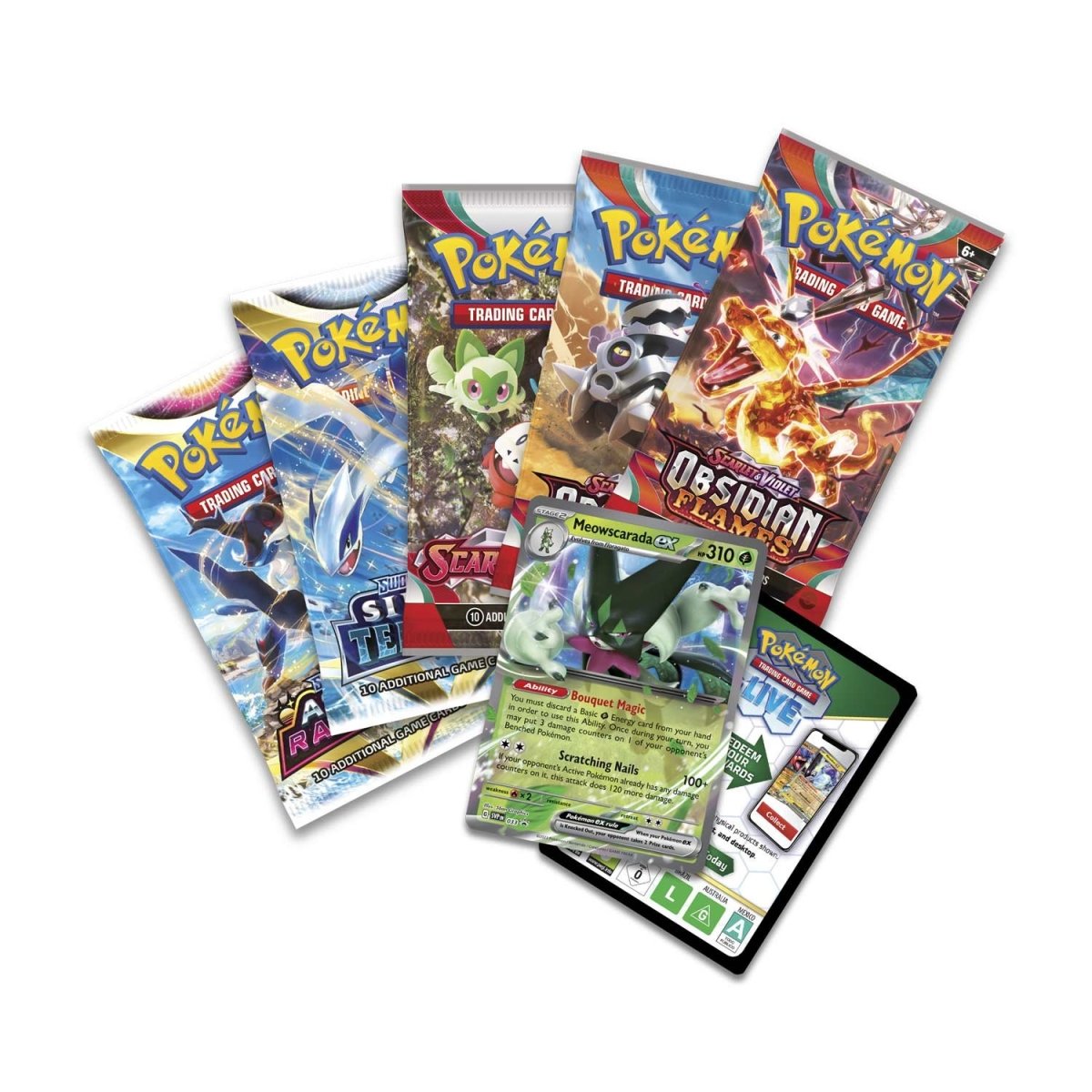 Paldea Partners Tins: Meowscarada ex Tin
