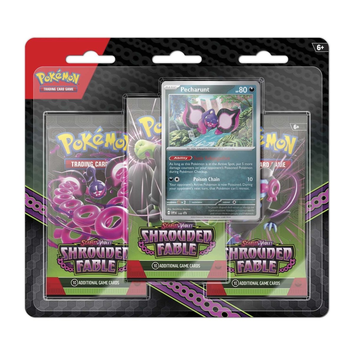Shrouded Fable: Pecharunt 3-Pack Blister