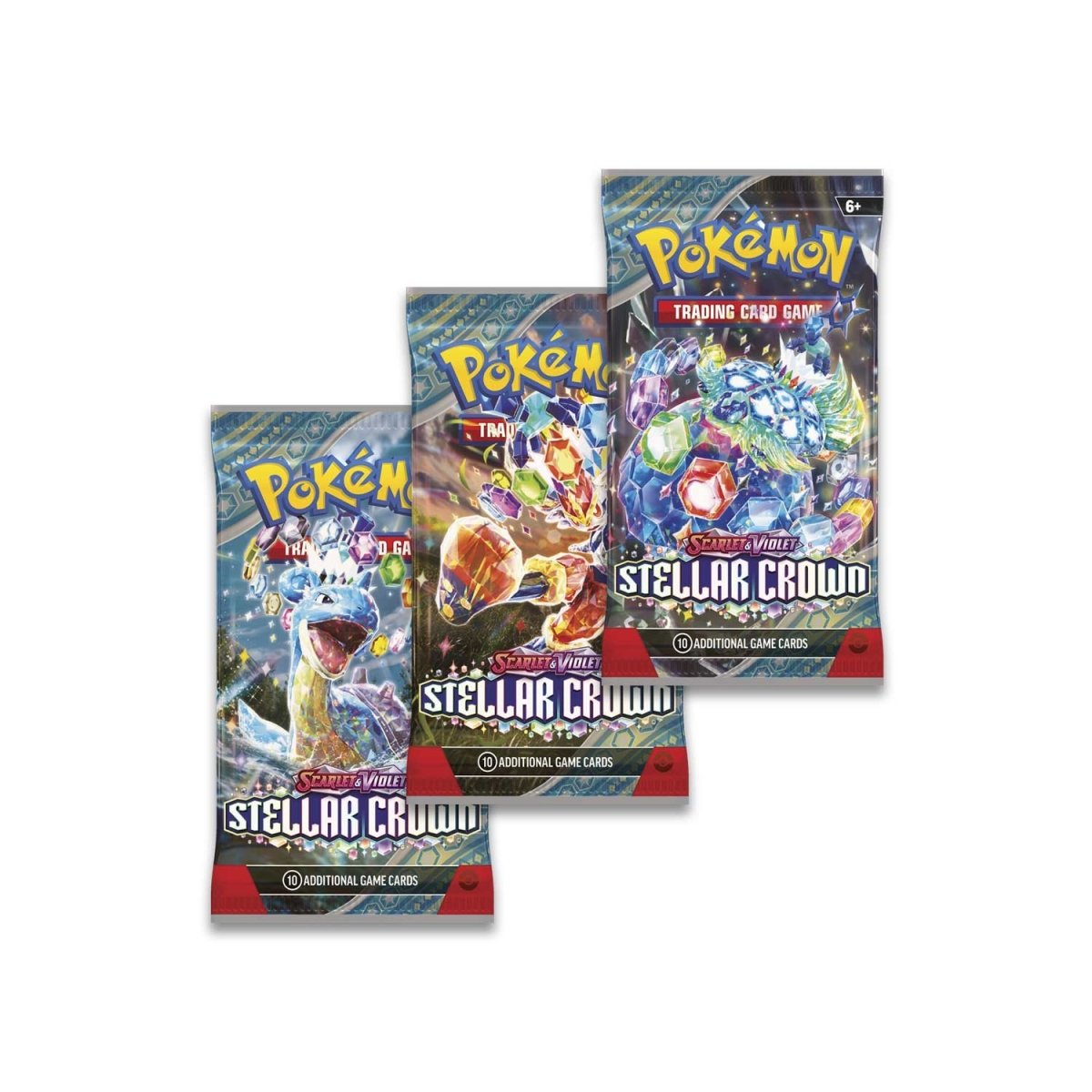 Pokémon TCG: Scarlet & Violet-Stellar Crown 3 Booster Packs & Latias Promo Card