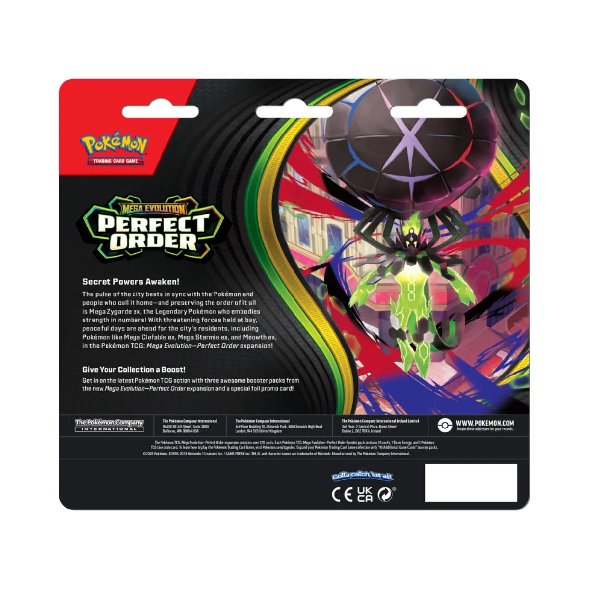 Pokemon Perfect Order 3 Pack Chikorita