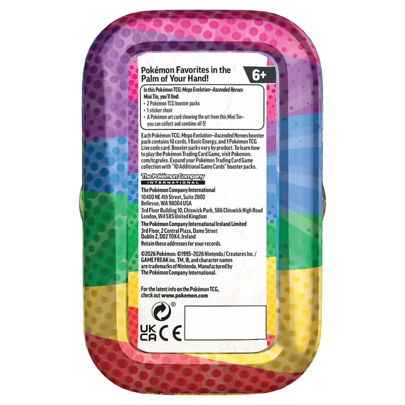 Ascended Heroes: Zorua & Cramorant Mini Tin (English)