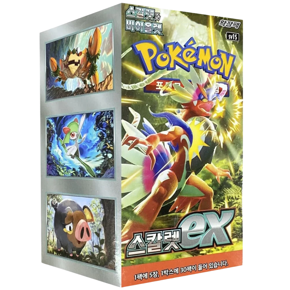 Pokemon Display (Booster Box) - Scarlet & Violet SV1S: Scarlet ex Korean - 30 Boosters
