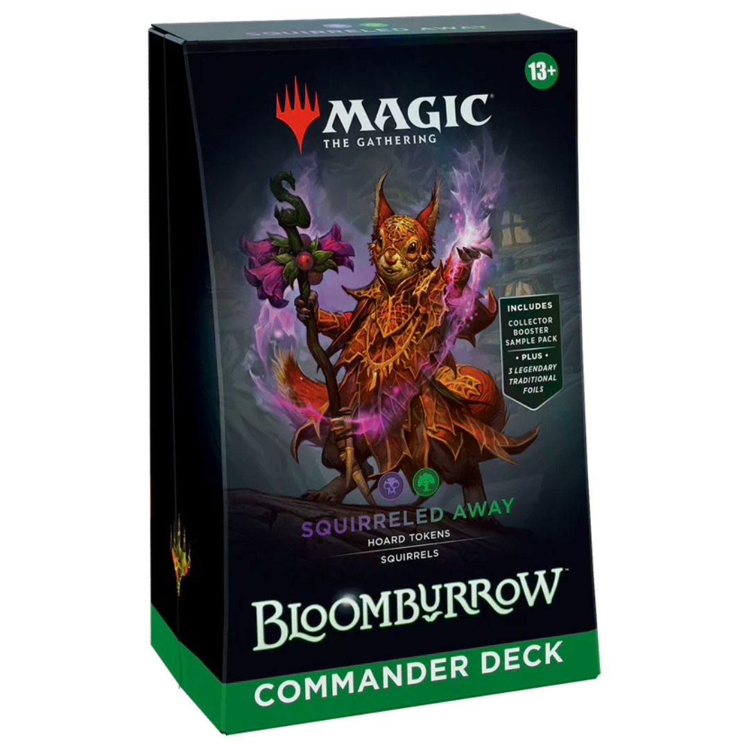 MTG Commander - Bloomburrow: "Squirreled Away" Commander Deck - English