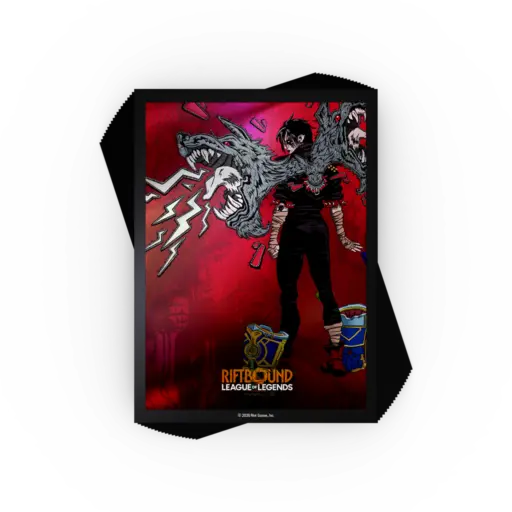 Riftbound: League of Legends TCG – Unleashed Art Sleeves: Vi, Piltover Enforcer