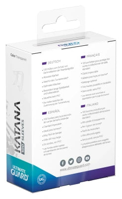 Ultimate Guard Katana 100 Sleeves Standard Size - Transparent