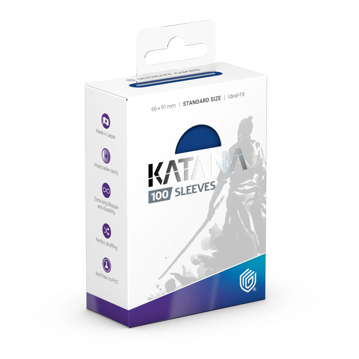 Ultimate Guard Katana 100 Sleeves Standard Size - Blue Bird