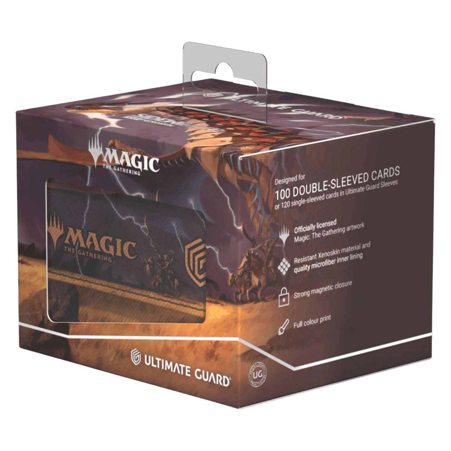 Ultimate Guard Sidewinder 100+ Xenoskin Magic: The Gathering "Tarkir: Dragonstorm" Ghostfire - Neriv, Heart of the Storm