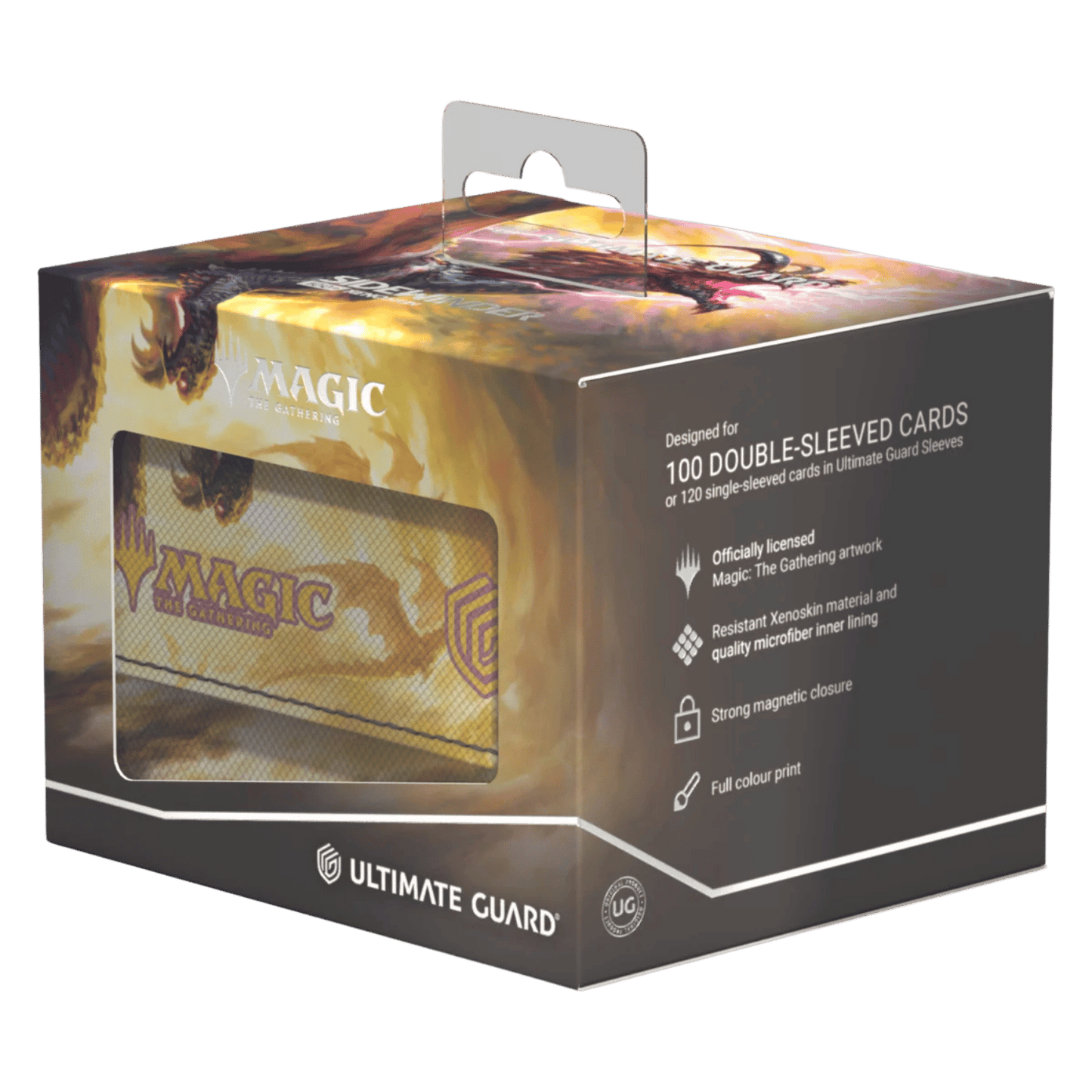 Ultimate Guard Sidewinder 100+ Xenoskin Magic: The Gathering "Tarkir: Dragonstorm" Ghostfire - Stormscale Scion