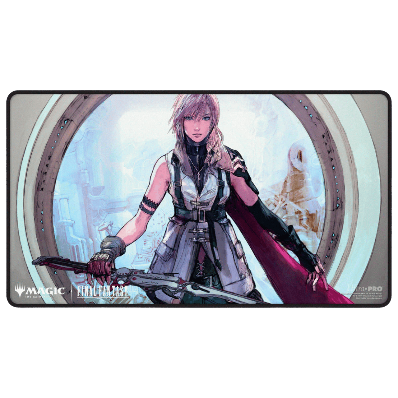 Ultra Pro - FINAL FANTASY Black Stitched Playmat Premium for MtG - Version W (257767-001)