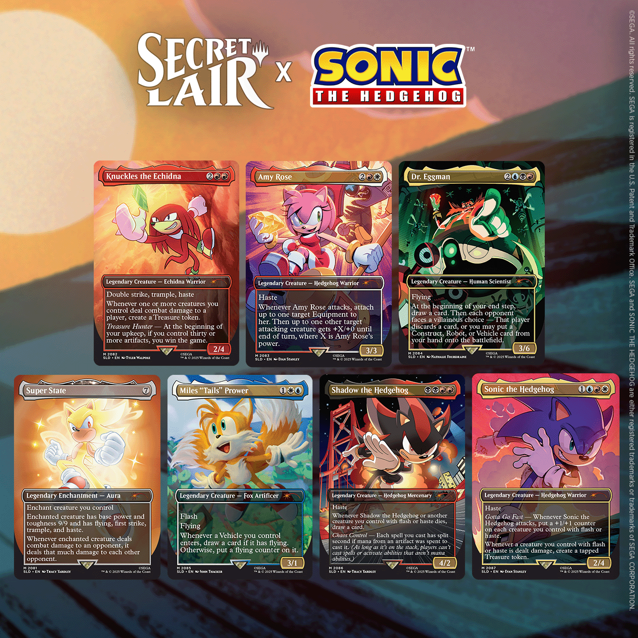 Magic: the Gathering - Secret Lair: Sonic - Friends & Foes
