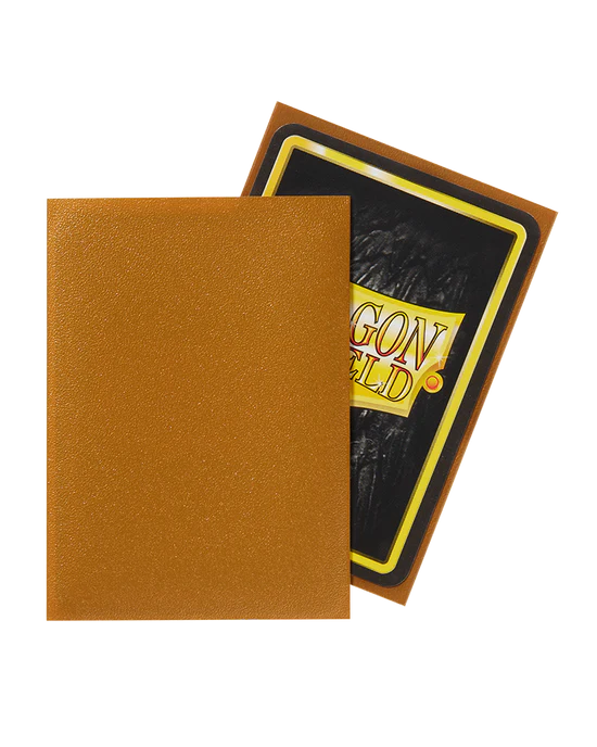 Dragon Shield Standard Sleeves - Matte Gold (100 Sleeves)