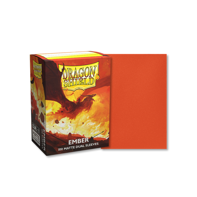 Dragon Shield Standard Dual Matte Sleeves Ember